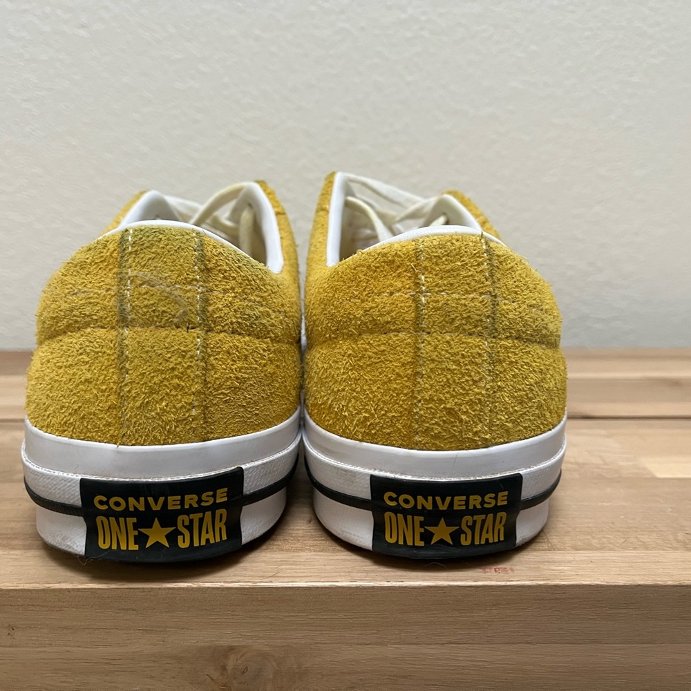 Converse Yellow Suede Sneakers - Picture 4 of 13